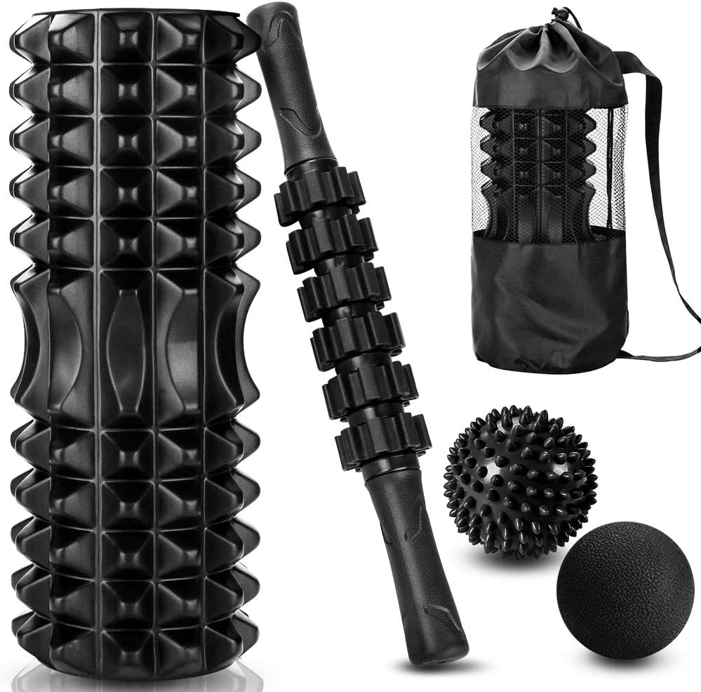 Pilates Ball Mini - Juego 5 en 1, rodillo de