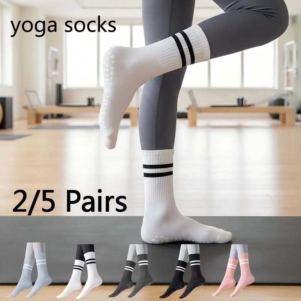 Pilates Yoga Gym - Calcetines de yoga antideslizantes para mujer,