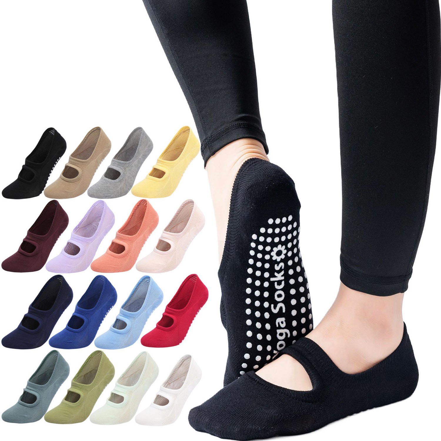 Pilates Yoga Gym - Calcetines de Yoga de Alta Calidad