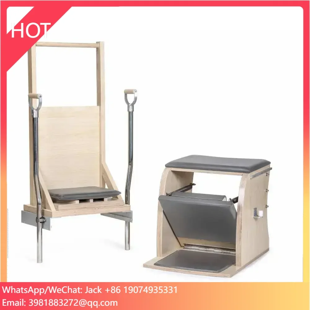 Pilates Yoga Chair - Equipo de ejercicio de yoga portátil