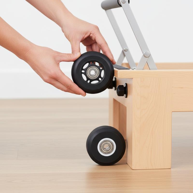 Pilates & Yoga Unleashed International Academy - Rueda para Pilates Reformer, Rodamiento Silencioso