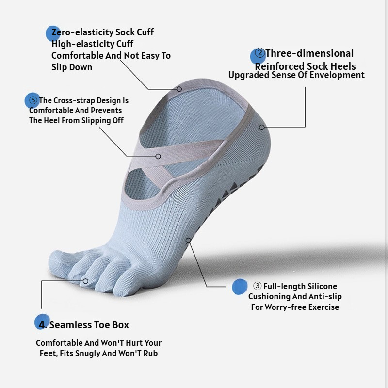 Calcetines de yoga finos de ci - Pilates Is Yoga reseña y precio