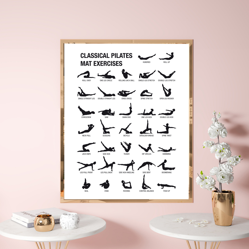 Póster de Lona sin Marco para  - Pilates Yoga Gym reseña y precio